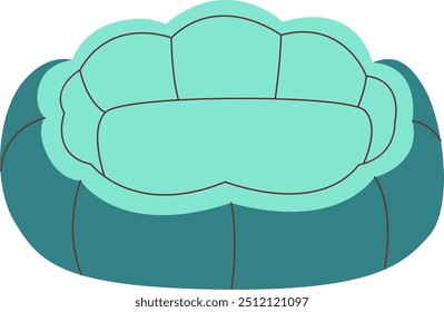 Cat Pet Bed Vector Illustration