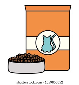 cat pet food bag icon