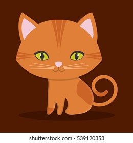 cat pet icon image vector illustration design 