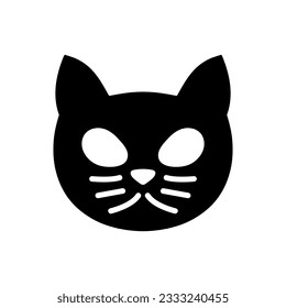 Chat-Tier-Symbol auf weißem Hintergrund