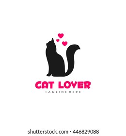 Cat Pet logo template