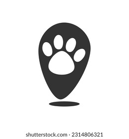 cat pet logo template. Icon Illustration Brand Identity. Isolated and flat illustration. Vector graphic