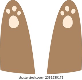 Cat Pet Paws Vector Illustration