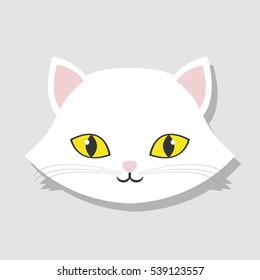 cat pet related icon image vector illustration design 