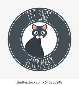 cat pet shop icon