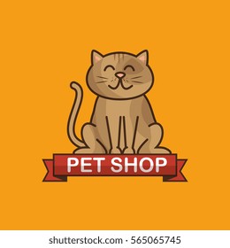cat pet shop icon