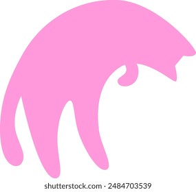 Cat Pet Silhouette Vector Illustration