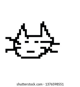 cat pixel art