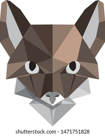 Cat polygon head logo illustration for companyies. Also can used to anything.