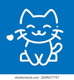 Cat pose set. cute feline silhouette positions. stretching, sleeping, playing, meowing vector icons.