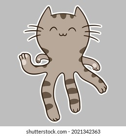 cat present birthday idea funny cats design vector illustration for use in design and print wall art poster canvas