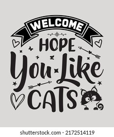 Cat Quotes SVG Design, Perfect For T-shirt And Others
