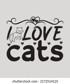 Cat Quotes SVG Design, Perfect For T-shirt And Others