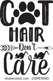 Cat Quotes SVG T-Shirt Design
