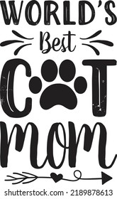 Cat Quotes SVG T-Shirt Design