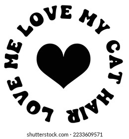 Cat Quotes Typography Black and White for print