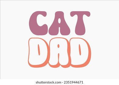 Cat Retro SVG Design, Sublimation, t-shirt, sticker, vintage, retro, back to school, teacher, school, university, graduation, elementary, pre k