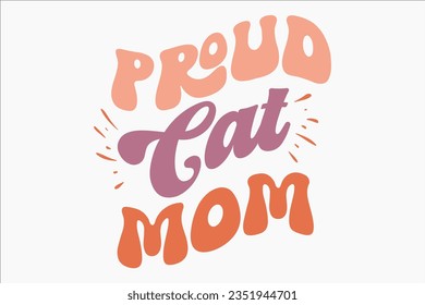 Cat Retro SVG Design, Sublimation, t-shirt, sticker, vintage, retro, back to school, teacher, school, university, graduation, elementary, pre k