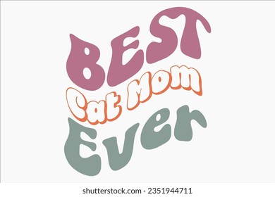Cat Retro SVG Design, Sublimation, t-shirt, sticker, vintage, retro, back to school, teacher, school, university, graduation, elementary, pre k
