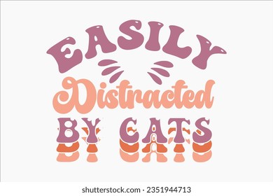 Cat Retro SVG Design, Sublimation, t-shirt, sticker, vintage, retro, back to school, teacher, school, university, graduation, elementary, pre k
