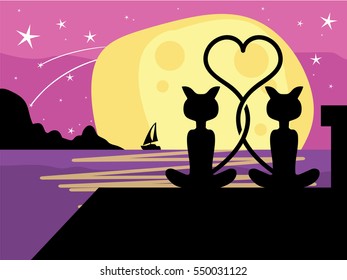 Cat romance