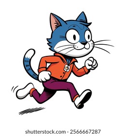 A Cat Runs for Mayor on white background