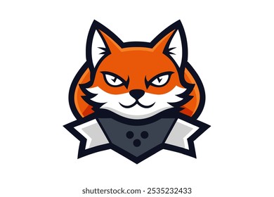Cat Sacral Mascot Logo for Gaming Illustration