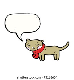 cat with scarf cartoon cat with scarf cartoon