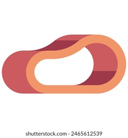 Cat scratcher bed cardboard vector cartoon illustration isolated on a white background.