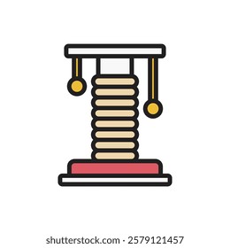 Cat Scratcher Icon Vector Illustration