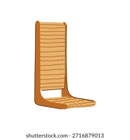 Cat scratching post providing an essential outlet for felines to sharpen claws, stretch muscles, and mark territory, contributing to their physical and mental well being and protecting furniture