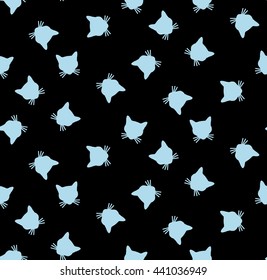 Cat seamless pattern  