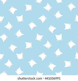 Cat seamless pattern
