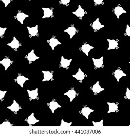 Cat seamless pattern