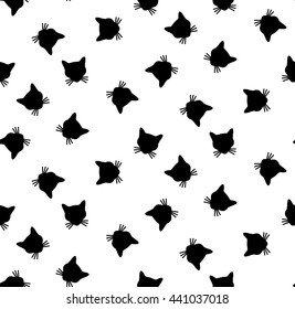 Cat seamless pattern