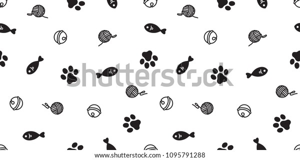 cat seamless pattern kitten\
paw cat toy vector scarf isolated repeat background wallpaper\
cartoon