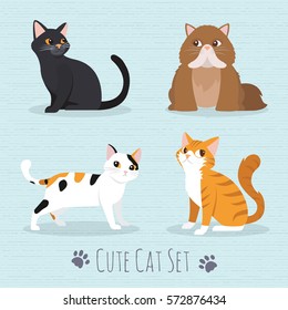 Cute Cat Vector Hd Stock Images Shutterstock