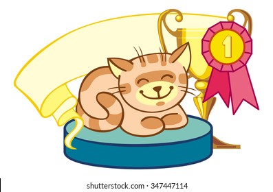 Cat show winner
