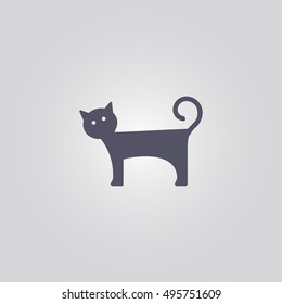 cat sign. icon design