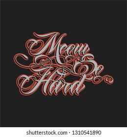 cat sign typography rebel quote for girl vector design