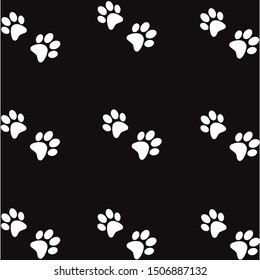 Cat silhouette, background, vector illustration