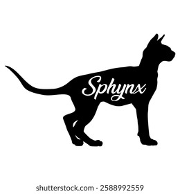 Cat silhouette, Cat, Cat breeds, logo, vector, silhouette, i love my dog, animal, illustration, icon, sign, design, black, symbol, pet, love