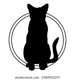 Cat silhouette, Cat, Cat breeds, logo, vector, silhouette, i love my dog, logo, vector, silhouette, i love my dog, animal, illustration, icon, sign, design, black, symbol, pet, love