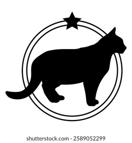 Cat silhouette, Cat, Cat breeds, logo, vector, silhouette, i love my dog, logo, vector, silhouette, i love my dog, animal, illustration, icon, sign, design, black, symbol, pet, love