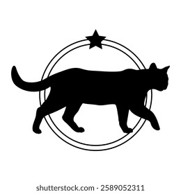 Cat silhouette, Cat, Cat breeds, logo, vector, silhouette, i love my dog, logo, vector, silhouette, i love my dog, animal, illustration, icon, sign, design, black, symbol, pet, love