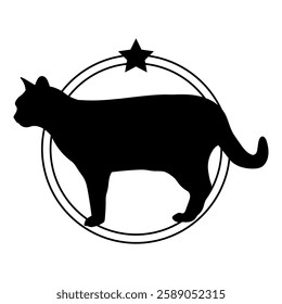 Cat silhouette, Cat, Cat breeds, logo, vector, silhouette, i love my dog, logo, vector, silhouette, i love my dog, animal, illustration, icon, sign, design, black, symbol, pet, love