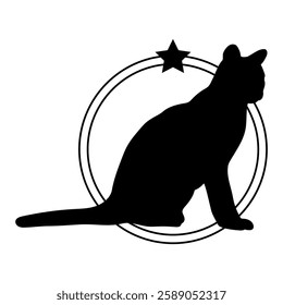 Cat silhouette, Cat, Cat breeds, logo, vector, silhouette, i love my dog, logo, vector, silhouette, i love my dog, animal, illustration, icon, sign, design, black, symbol, pet, love