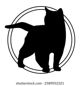 Cat silhouette, Cat, Cat breeds, logo, vector, silhouette, i love my dog, logo, vector, silhouette, i love my dog, animal, illustration, icon, sign, design, black, symbol, pet, love