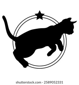 Cat silhouette, Cat, Cat breeds, logo, vector, silhouette, i love my dog, logo, vector, silhouette, i love my dog, animal, illustration, icon, sign, design, black, symbol, pet, love