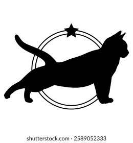 Cat silhouette, Cat, Cat breeds, logo, vector, silhouette, i love my dog, logo, vector, silhouette, i love my dog, animal, illustration, icon, sign, design, black, symbol, pet, love